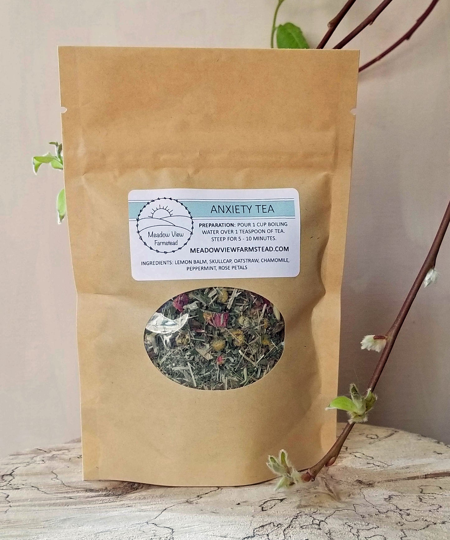 Anxiety Tea | Meadow View Farmstead