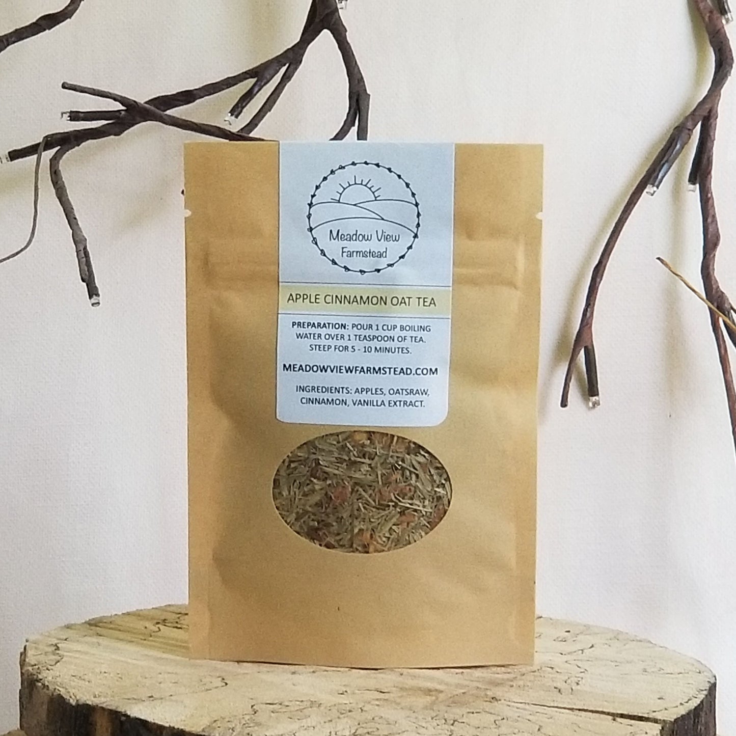 Apple Cinnamon Oat Tea | Meadow View Farmstead