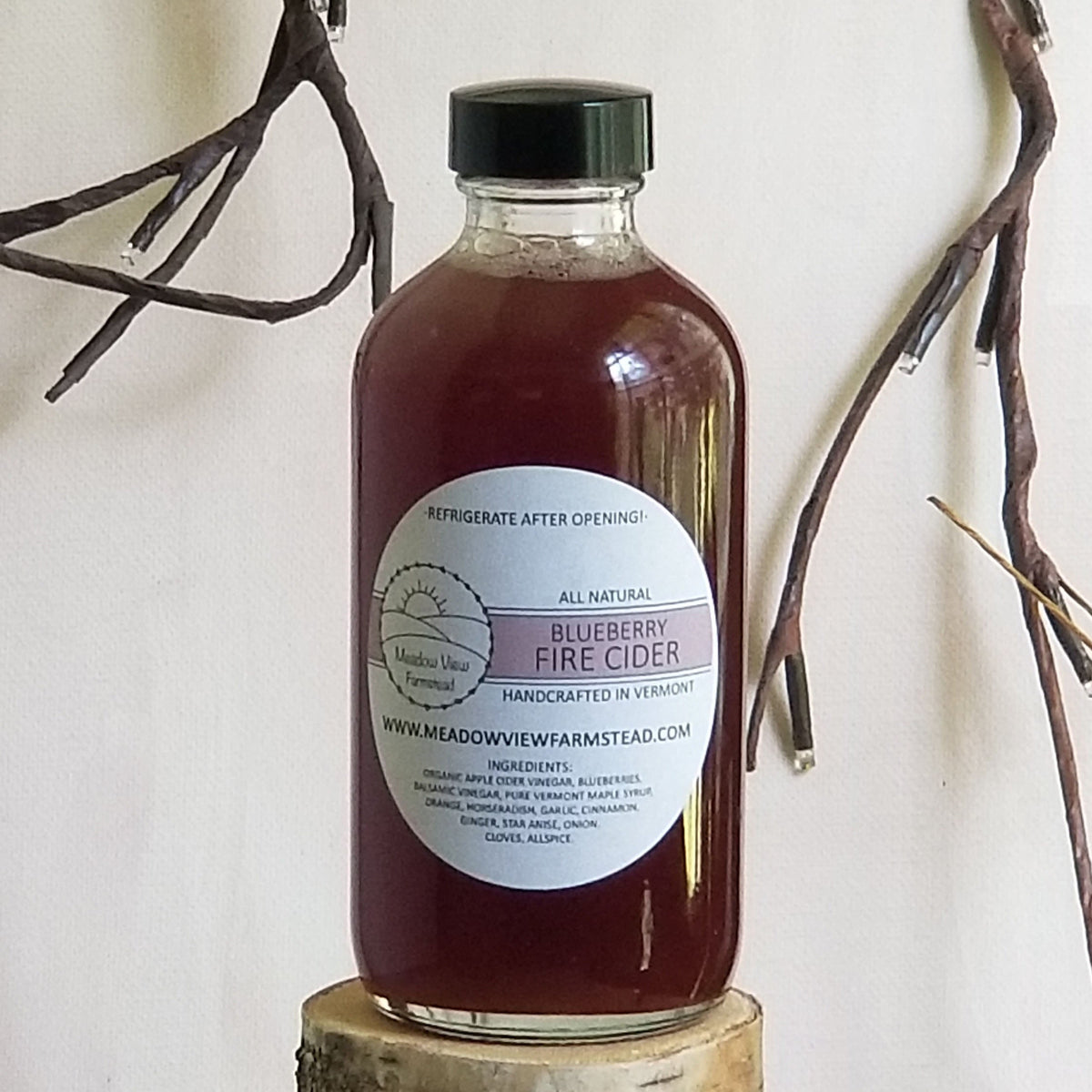 Blueberry Fire Cider