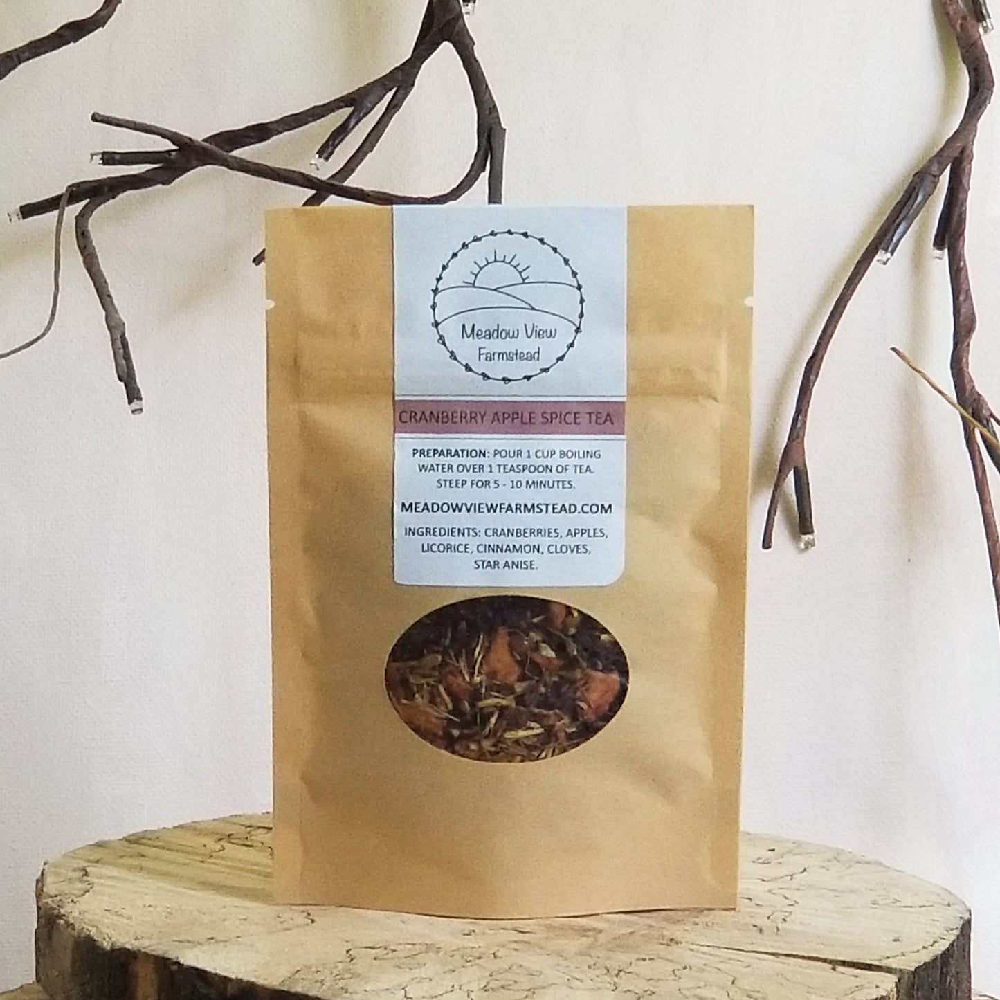 Cranberry Apple Spice Tea | Meadow View Farmstead