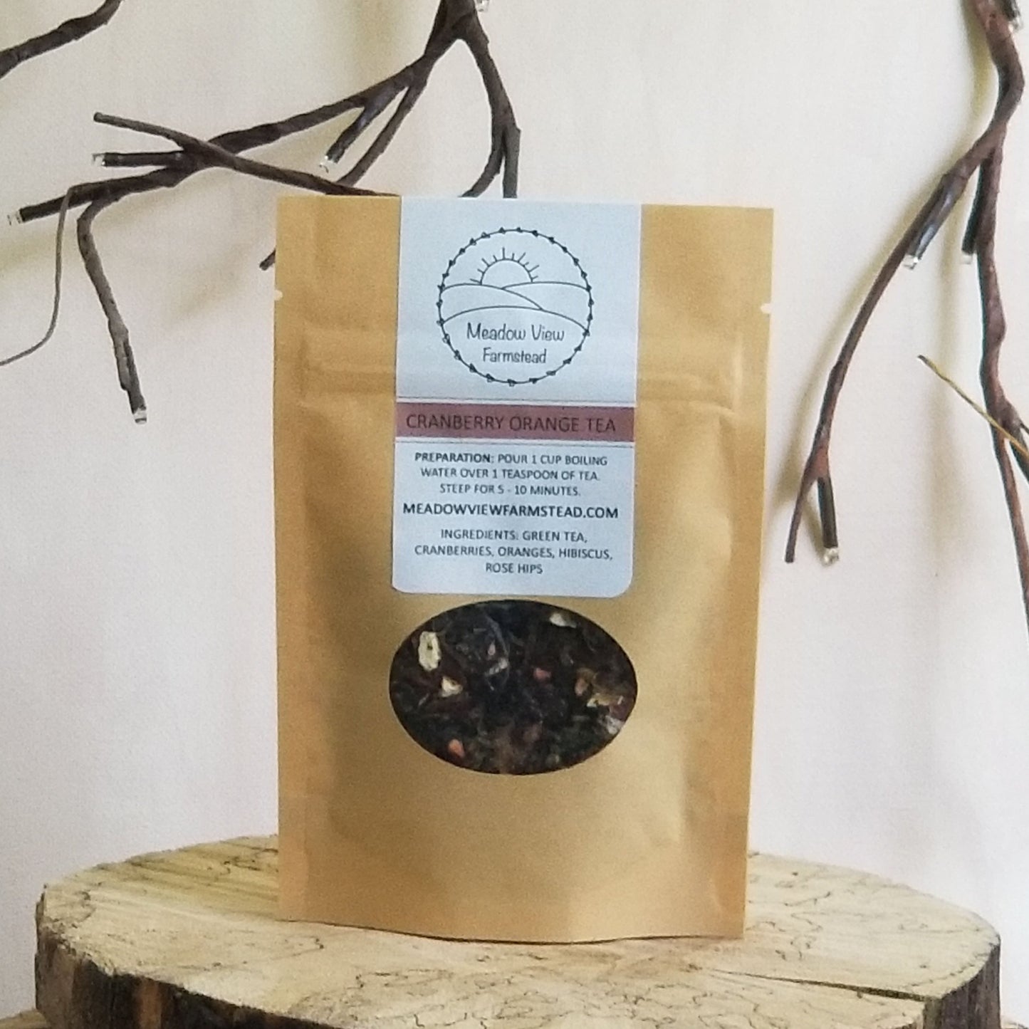 Cranberry Orange Tea | Meadow View Farmstead