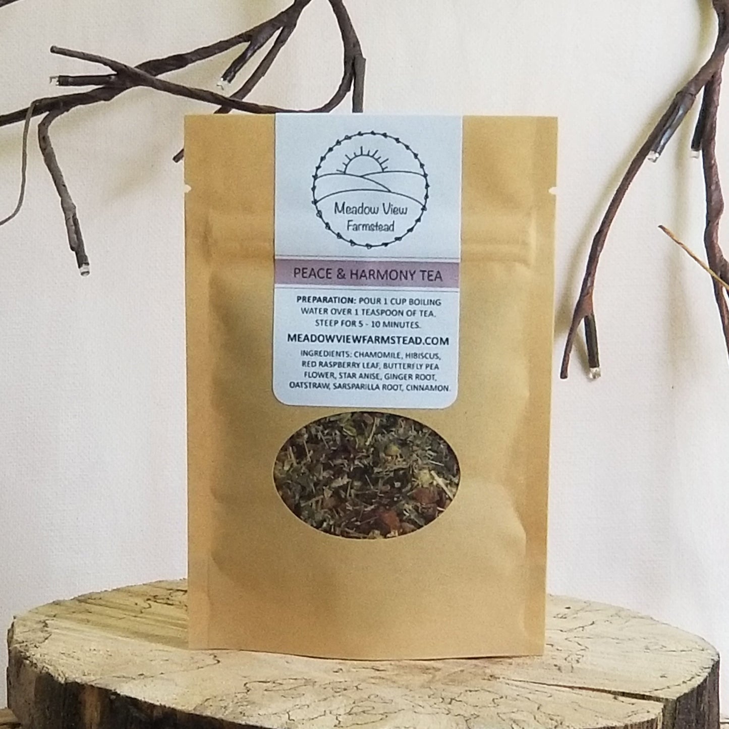 Peace and Harmony Tea | Meadow View Farmstead