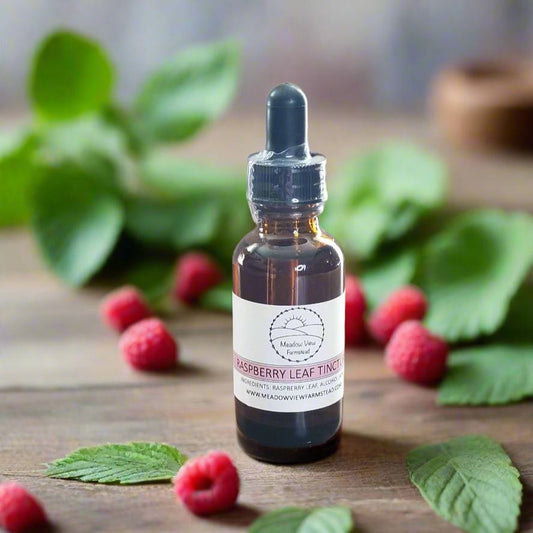 Raspberry Leaf Tincture | Meadow View Farmstead