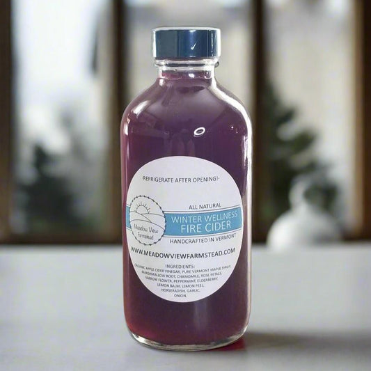 Winter Wellness Fire Cider Tonic | Meadow View Farmstead