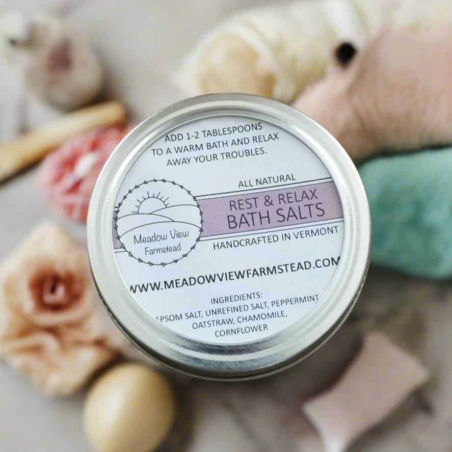 Rest & Relax Bath Salts | Meadow View Farmstead