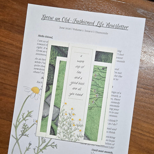 Grow an Old-Fashioned Life Letters (Monthly Subscription)