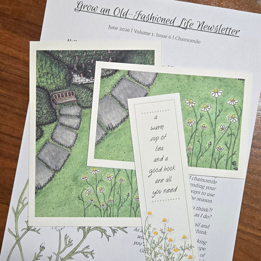Grow an Old-Fashioned Life Letters (12 Month Subscription)