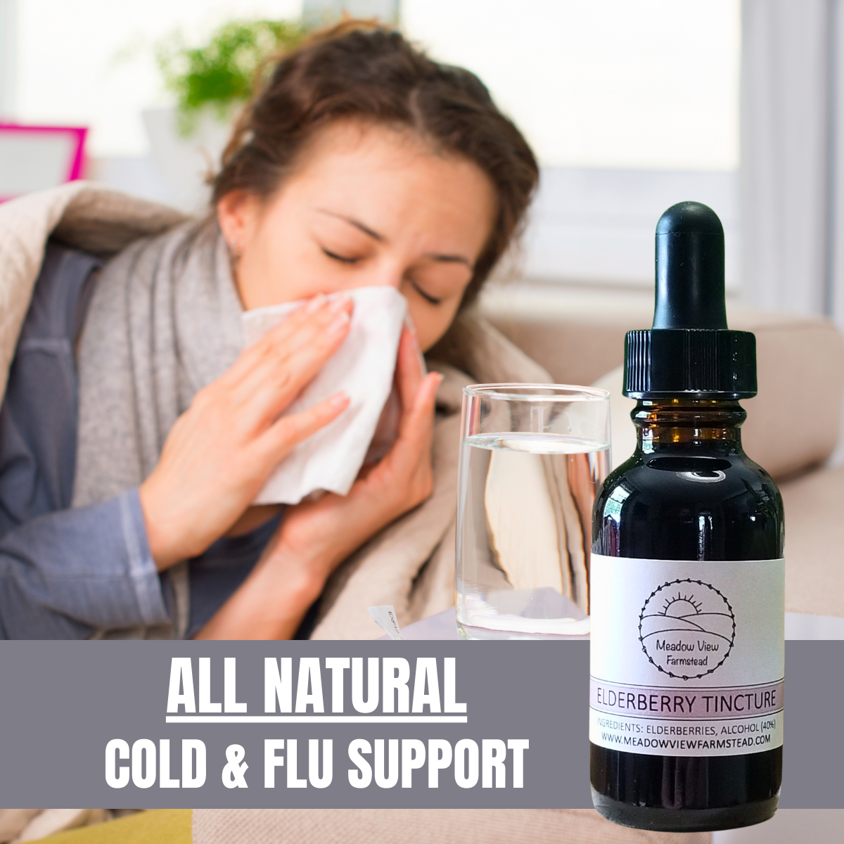 Elderberry Tincture | Cold & Flu Support