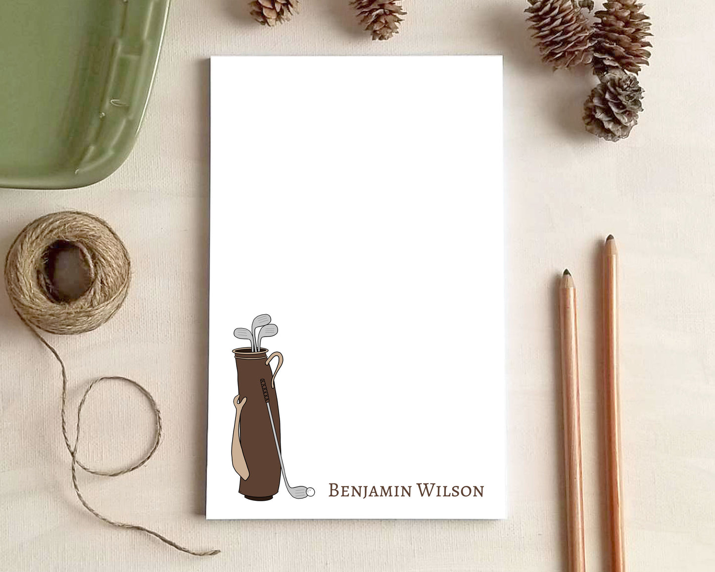 Sports Notepads – Personalized Stationery for Coaches, Athletes & Fans | 19 Designs & 3 Sizes Available