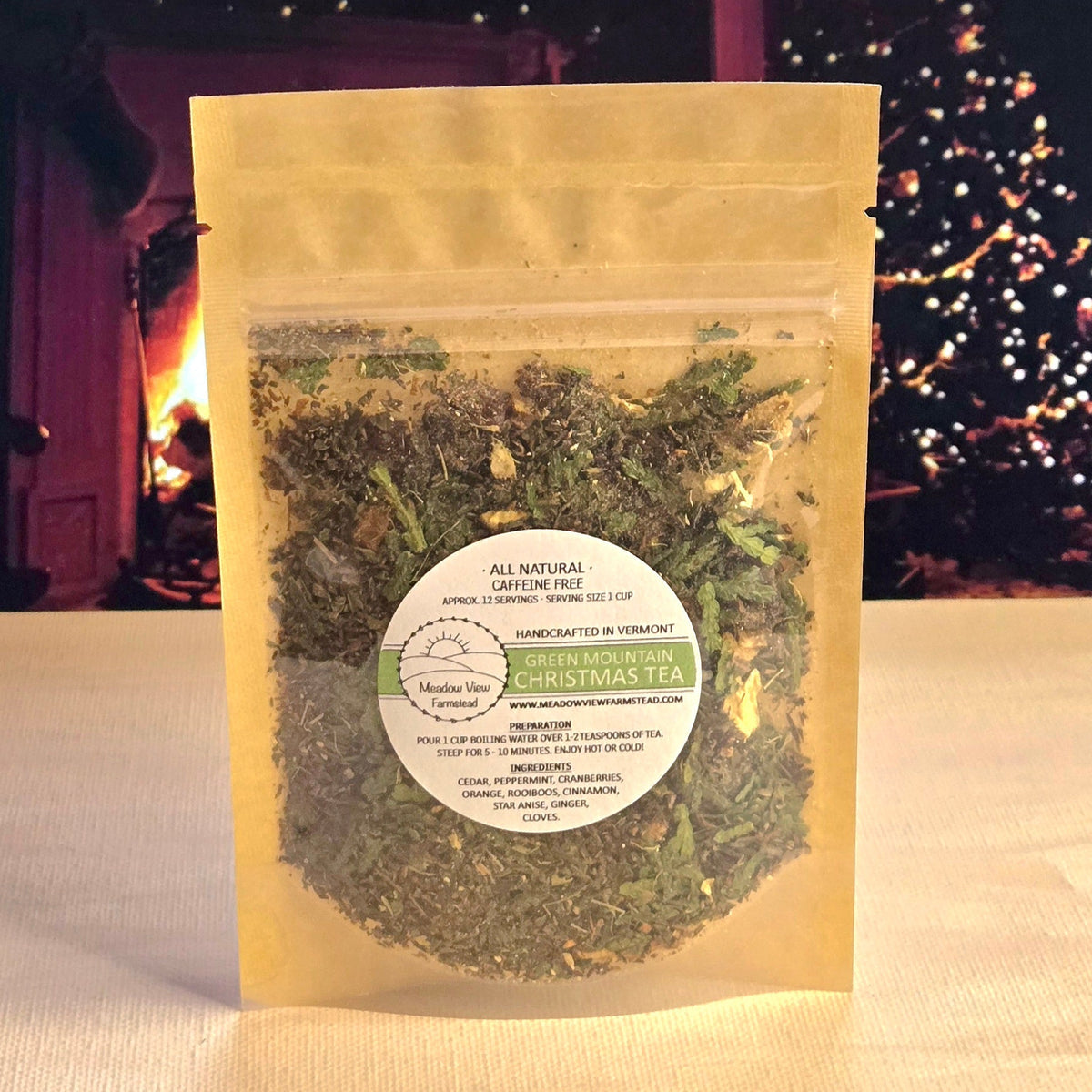 Green Mountain Christmas Tea | Meadow View Farmstead