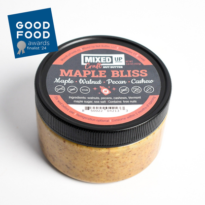"Maple Bliss" - Maple, Walnut & Pecan Nut Butter - 3.8 oz