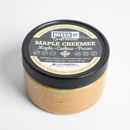 "Maple Creemee" - Vermont Maple, Cashew, and Pecan Nut Butter with Vanilla Bean - 3.8 oz