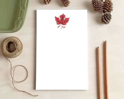 Floral Notepads – Personalized Botanical Stationery | 10+ Designs & 3 Sizes Available