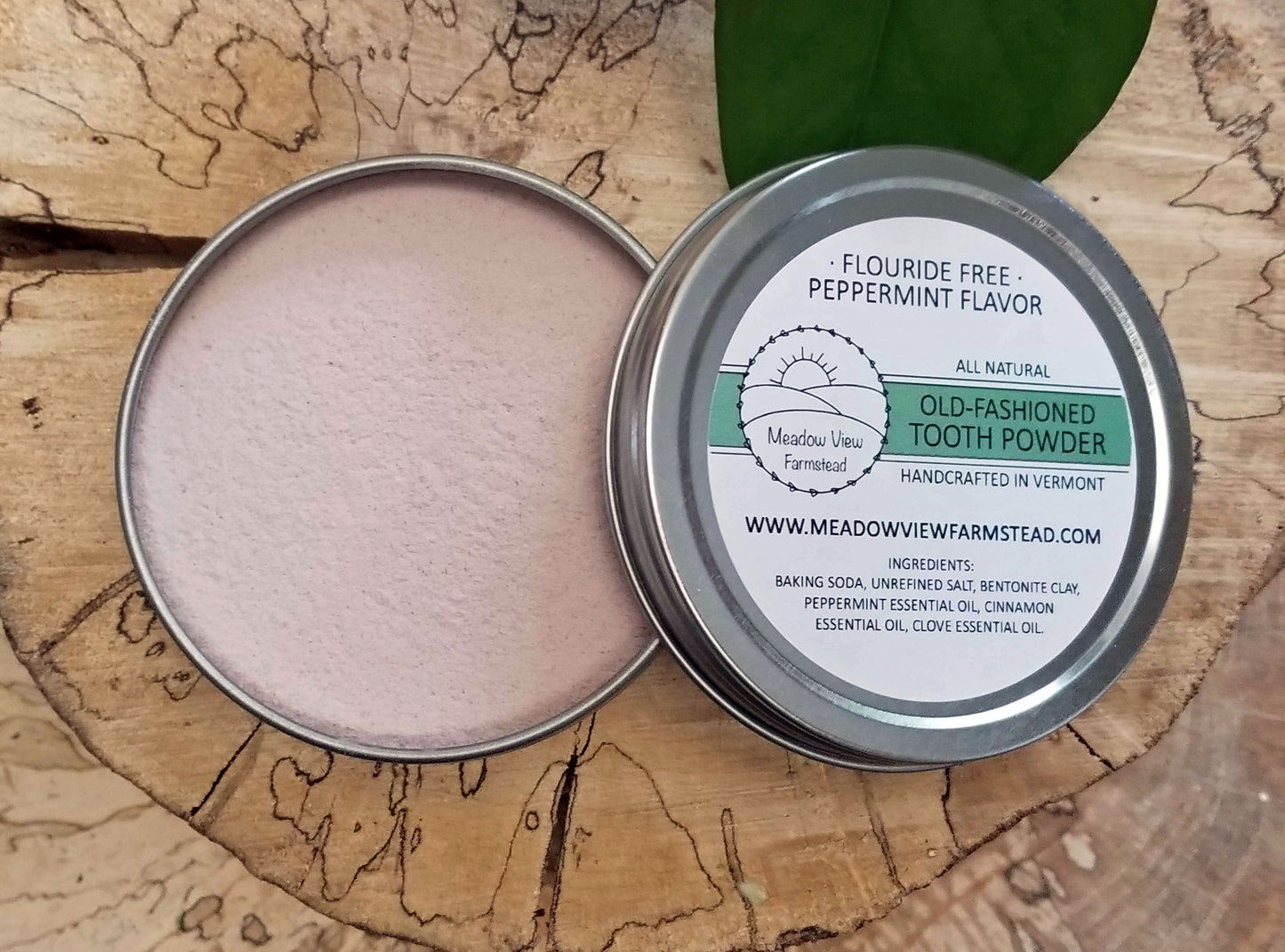 Old-Fashioned Tooth Powder | Peppermint Flavor