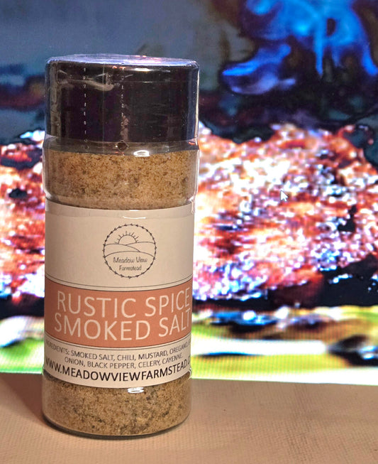 Rustic Spice Smoked Salt | Meadow View Farmstead