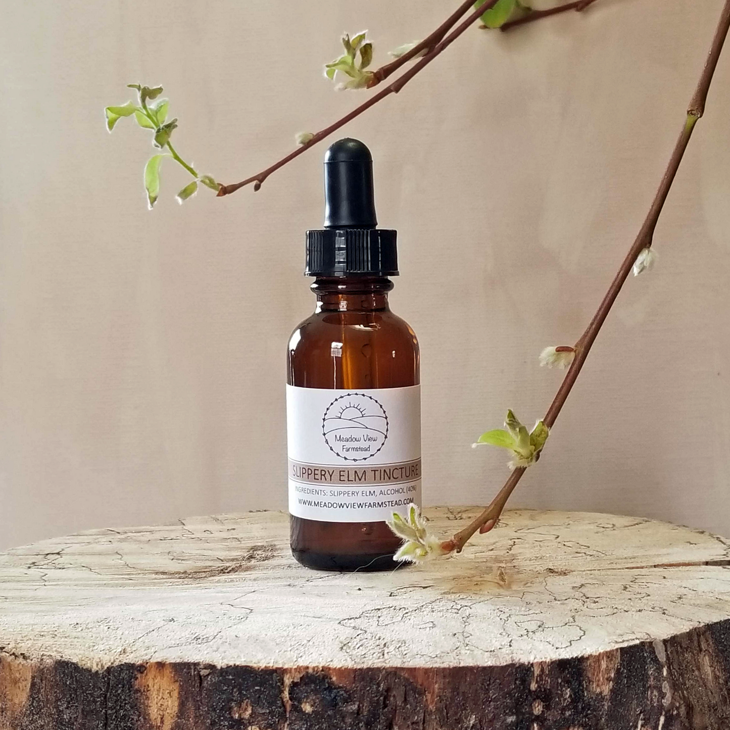 Slippery Elm Tincture | Meadow View Farmstead