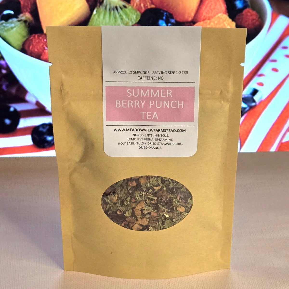 Summer Berry Punch Tea | Meadow View Farmstead
