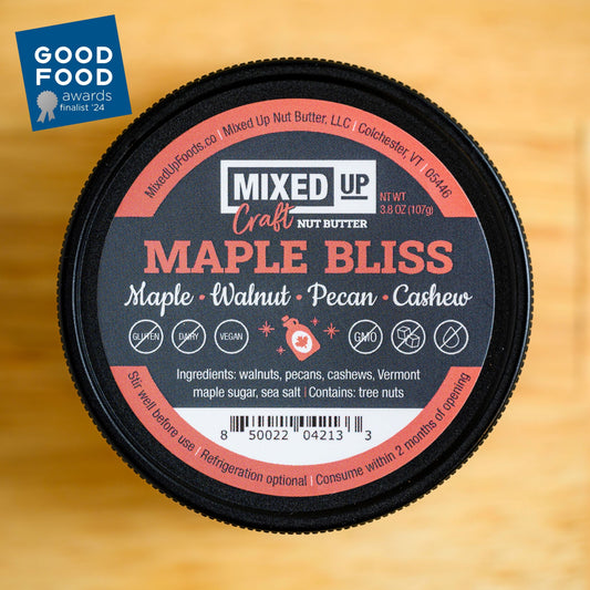 "Maple Bliss" - Maple, Walnut & Pecan Nut Butter - 3.8 oz