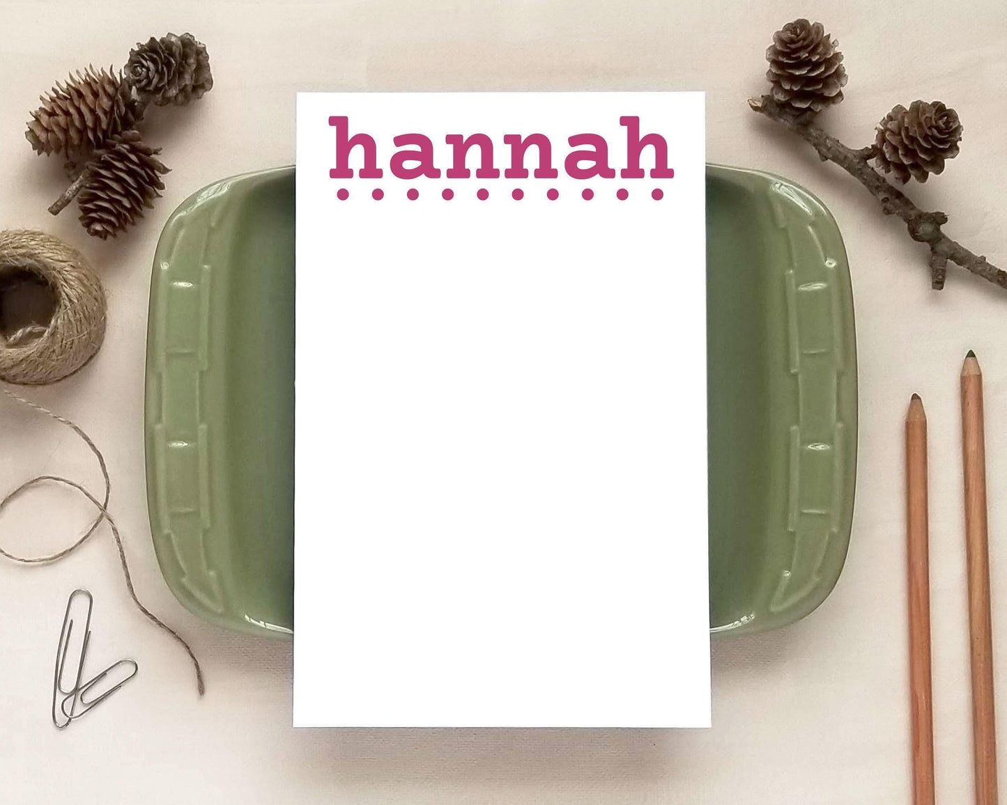 Personalized Notepad - Custom Stationery Gift for Teens
