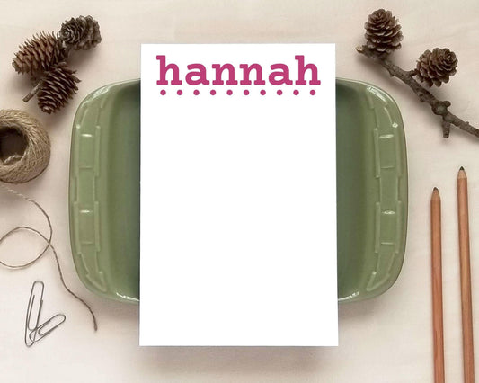 Personalized Notepad - Custom Stationery Gift for Teens