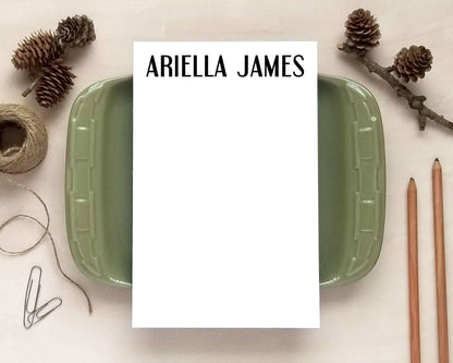 Personalized Notepad - Professional Stationery Gift for Her - Custom Gifts for Boss, Co-Worker, Neighbor or Friend