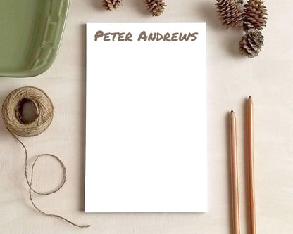 Personalized Notepad for Men - Custom Stationery Gift for Dad, Boss or Co-Worker