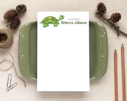 Turtle Gift for Kids - Personalized Notepad