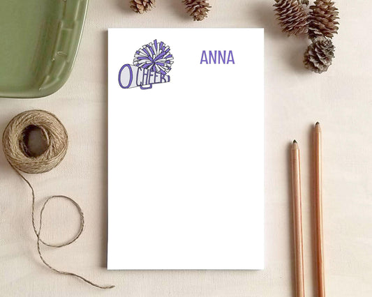 Cheerleading Notepad - Cheerleader Gift - Personalized Notepad