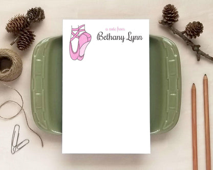 Ballet Notepad - Gifts for Dancers or Dance Teachers - Personalized Notepad