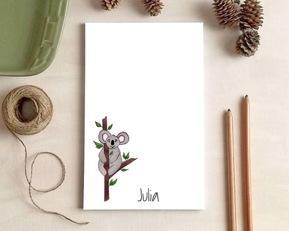 Koala Notepad - Cute Animal Gifts for Kids - Personalized Notepad
