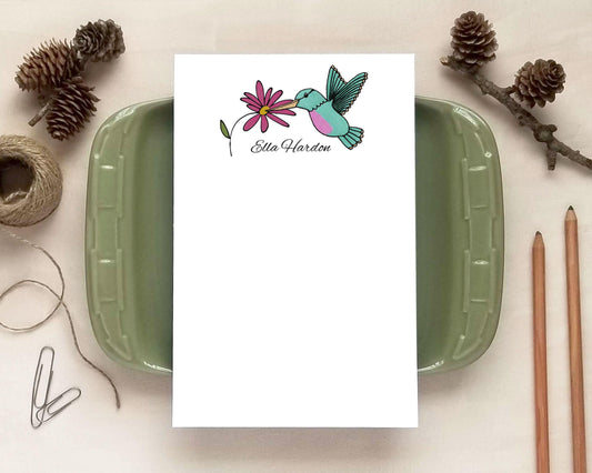 Hummingbird Notepad - Stationery Gifts for Women - Personalized Mother's Day Gift