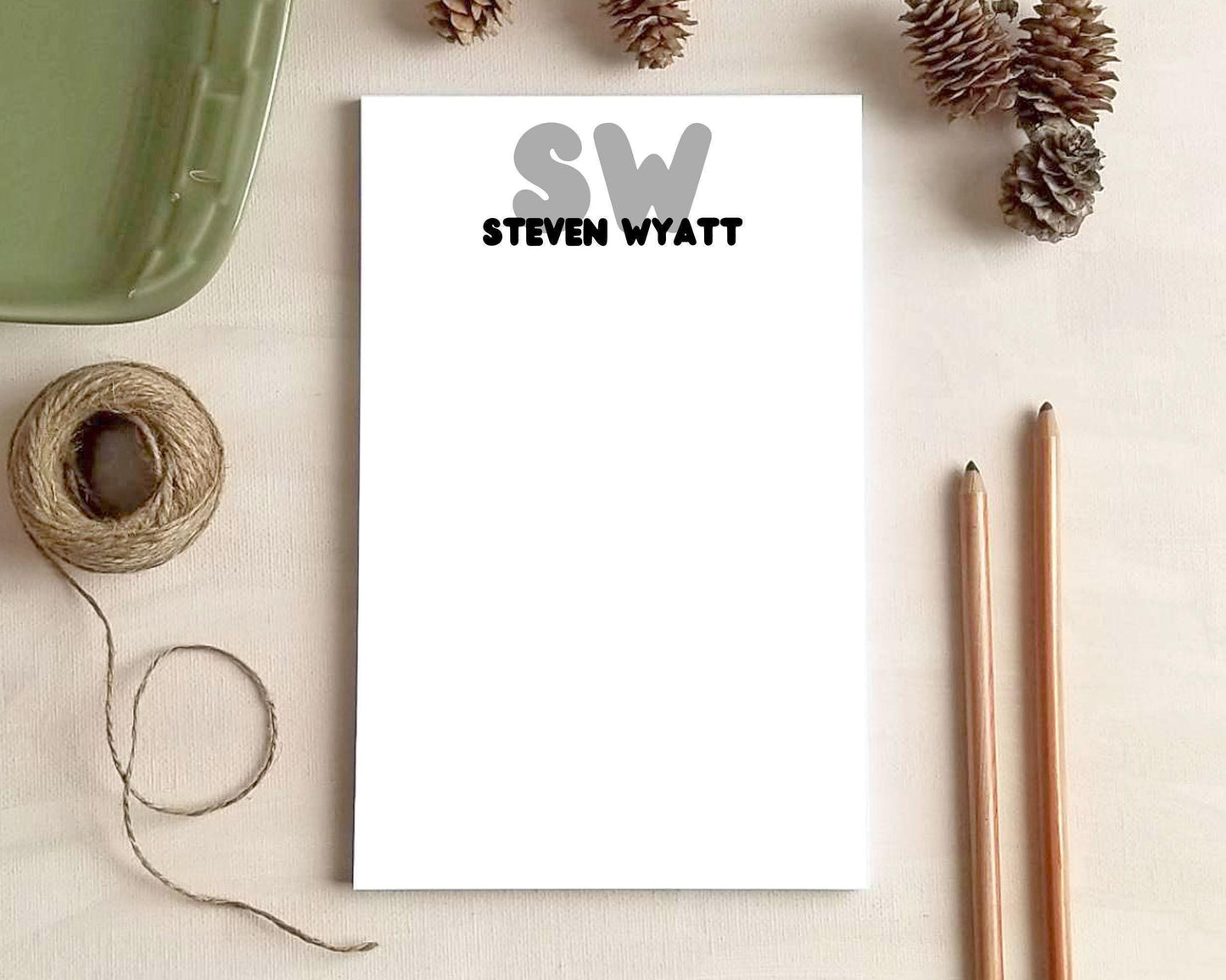 Personalized Notepad for Men - Professional Stationery Gifts for Him