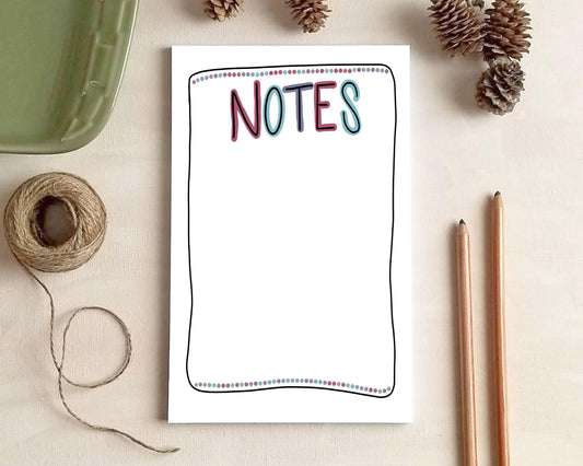 Colorful Notes Notepad - Daily Ideas Planner - Sketch Pad