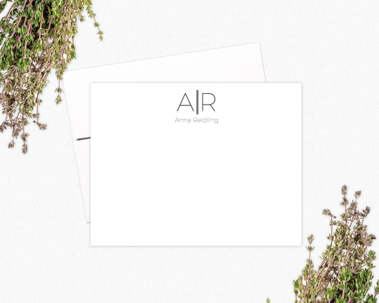 Personalized Stationery: Flat Note Card Set