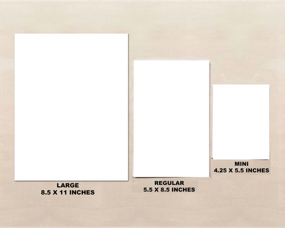 Grocery List Notepad - Black & White Groceries List Pad