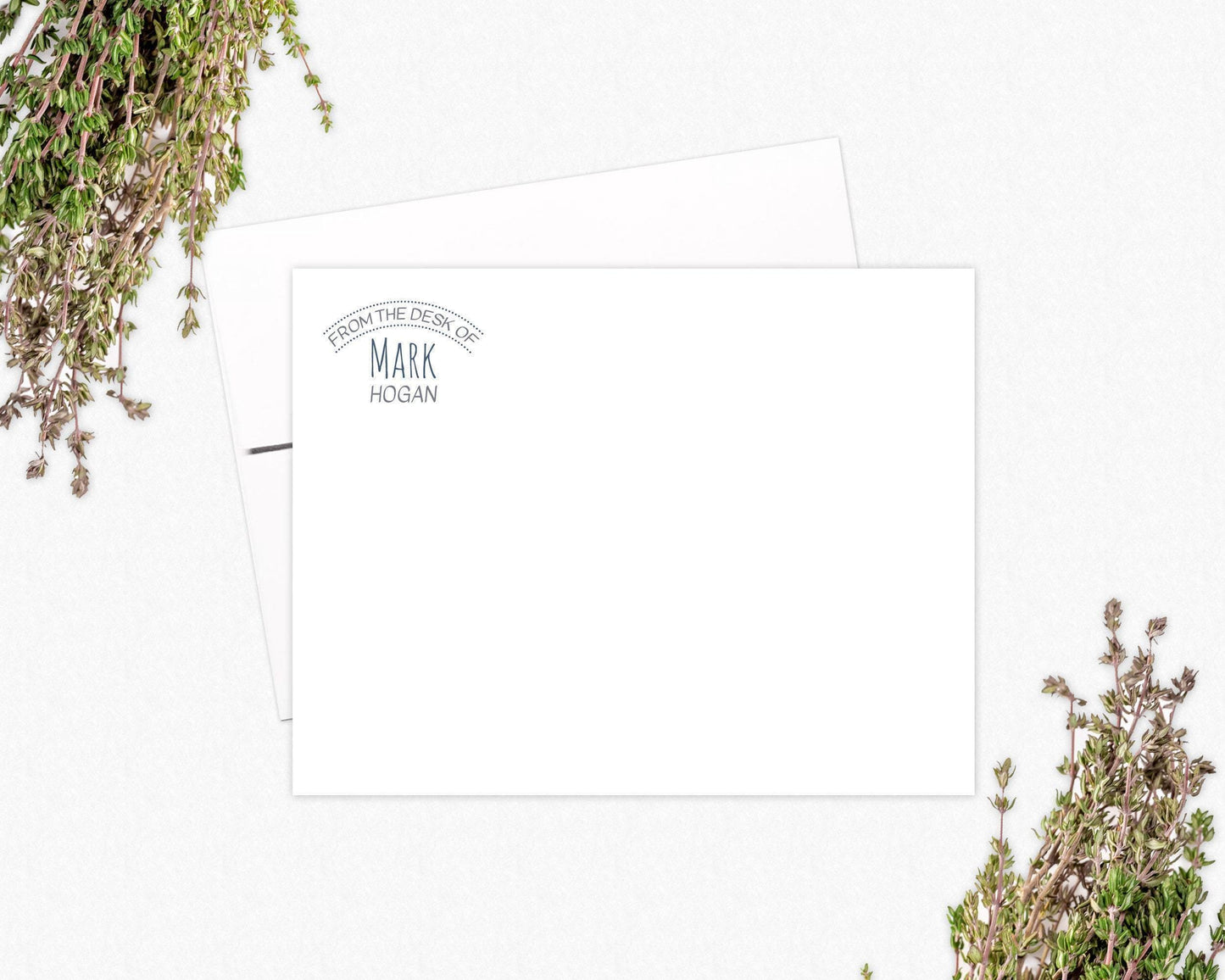 Personalized Polka Dot Note Cards: Custom Stationery Set (Digital Download)