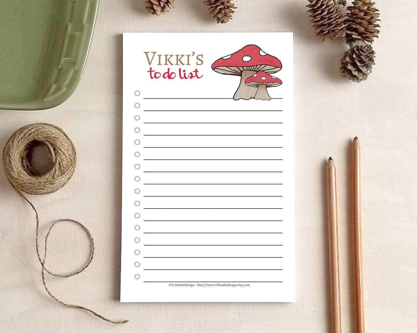 Floral Notepads – Personalized Botanical Stationery | 10+ Designs & 3 Sizes Available