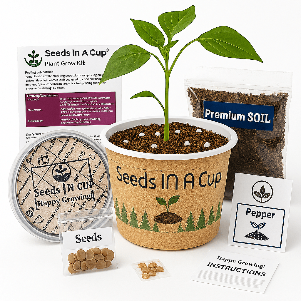 Mustard | Plant Seed Starter Grow Kit | Seeds In A Cup®